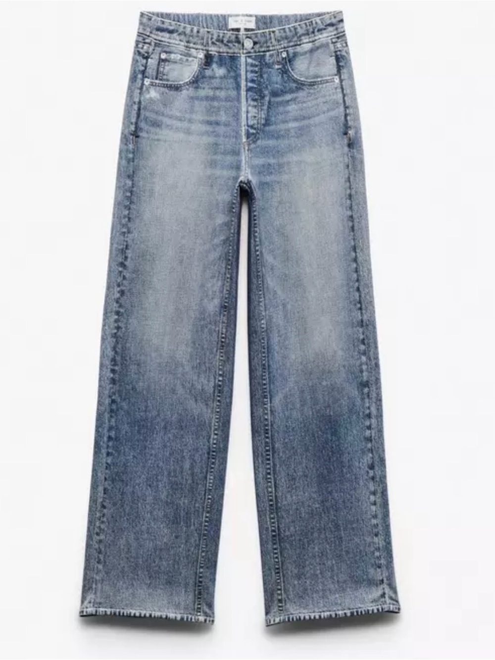 Rag and Bone Miramar Wide-leg Pant in Scarlet Size Medium